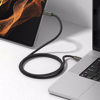 Ringke USB-C 3.2 Gen. PD240W kabelis 100 cm - melns