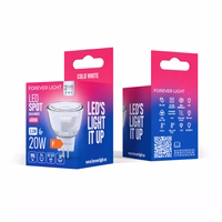 Forever Light LED Bulb G4 MR11 38° 2.2W 195lm 6000K 12V stikls class F