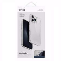Uniq Air Fender viedtālruņa apvalks iPhone 16 Pro Max - caurspīdīgs