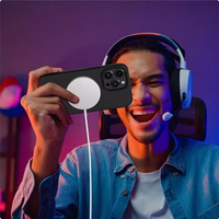 Tech-Protect Silikona Magnētiskais viedtālruņa apvalks iPhone 13 / 14 - Melns