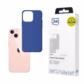 Viedtālruņa apvalks iPhone 14 no 3mk Matt Case sērijas - zila