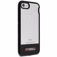 Ferrari Racing Shield viedtālruņa apvalks iPhone 7 / 8 / SE 2020 / SE 2022 - Daļēji caurspīdīgs