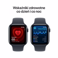 Apple Watch SE (2022) 44mm GPS Aluminum Case Black + sporta siksniņa Black Grade C