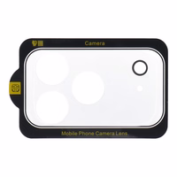 5D pilnas līmēšanas kameras grūdētais stikls paredzēts iPhone 17 Pro - caurspīdīgs