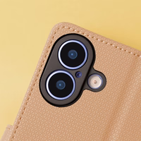 Viedais Triangle maciņš for iPhone 17 Pro 6,3" brūns