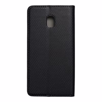 SMART Viedtālruņa apvalks Grāmata SAMSUNG J3 2017 melns