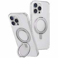 Uniq Swivix 360 rotējošs statīvs viedtālruņa apvalks iPhone 16 Pro Max - caurspīdīgs