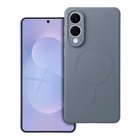 SILICONE MAG COVER viedtālruņa apvalks saderīgs ar Magnētisko SAMSUNG S25 Edge gaiši zila