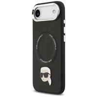 Karl Lagerfeld Karl Pin Magnētiskais viedtālruņa apvalks iPhone Air - Melns
