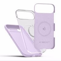 Tech-Protect Silikona Magnētiskais viedtālruņa apvalks iPhone 17 Air - Violeta