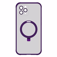 Viedtālruņa apvalks ar statīvu MagSafe IPhone 11 Pro Max (m) - violets