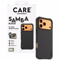 CARE by PanzerGlass Modes Samba Magnētiskais viedtālruņa apvalks iPhone 17 Pro Max - Melns