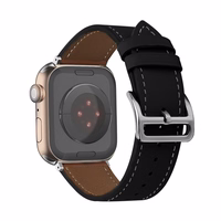 Ādas cilpa Apple Watch 38/40/41 dizaina 1 melna