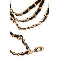 STRAP tālruņa siksniņa, tālruņa piekariņš / auklas garums 116 cm (58 cm cilpā) / ap kaklu – melns