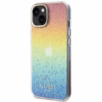 Guess IML Faceted Mirror Disco Iridescent viedtālruņa apvalks iPhone 15 - daudzkrāsains