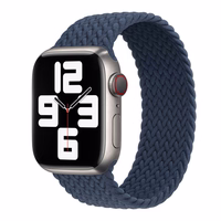 APPLE SIKSNIŅA APPLE WATCH 3K499ZM/A PĪTS SOLO SIKSNIŅA 41MM SIZE 9 DZIĻŪDENS ZILS ORIĢINĀLĀ PLOMBA
