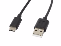 Lanberg CA-USBO-10CC-0018-BK USB cable USB 2.0 1.8 m USB A USB C melns