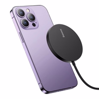 Baseus Simple Mini3 indukcijas lādētājs MagSafe 15W melns