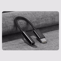 Audio adapteris Joyroom SH-C1 Type-C uz 3,5 mm melns