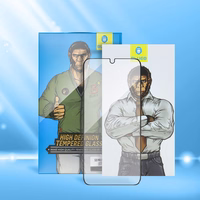 Aizsargstikls 5D Mr. Monkey Glass - Apple iPhone 13 Pro Max melns (Stiprs HD)