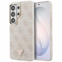 Guess maciņš 4G Triangle Logo MagSafe for Samsung Galaxy S26 Ultra rozā