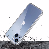 Viedtālruņa apvalks iPhone 14 silikona no 3mk Clear Case sērijas - caurspīdīgs