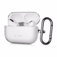 Tech-Protect FlexAir viedtālruņa apvalks Apple AirPods Pro 1 / 2 - caurspīdīgs
