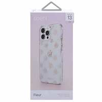 Uniq Coehl Fleur viedtālruņa apvalks iPhone 13 Pro / iPhone 13 - rozā