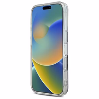 Guess IML 4G MagSafe viedtālruņa apvalks iPhone 16 - melns