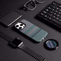 Benks magnētiskais Armor Air Aurora Kevlar 600D viedtālruņa apvalks (0064) Iphone 16 Plus