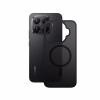 Crong Hybrid Matte Magnetic - Xiaomi 15T Pro MagSafe maciņš (melns)