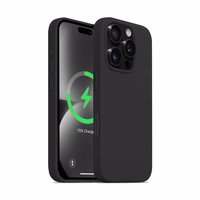 Crong Color Cover Magnetic - iPhone 16 Pro MagSafe maciņš (melns)