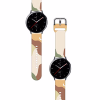 Moro pulksteņa siksna Samsung Galaxy Watch 40 / 41 / 42 / 43 / 44 mm no silikona - modelis 16