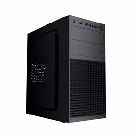 Gembird Mini-tower computer case Fornax K300, Micro-ATX, 2x USB 3.0 + 2x USB 2.0, melns