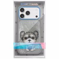 Nimmy Big Eyed Pet 2.0 Suņa viedtālruņa apvalks iPhone 17 Pro Max - pelēka