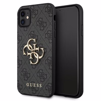 Guess GUHCN614GMGGR iPhone 11 6,1"/ Xr pelēks/pelēks hardcase 4G Big Metal Logo