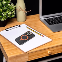 Viedtālruņa apvalks SIMPLY saderīgs ar MagSafe iPhone 15 Pro titāna melns