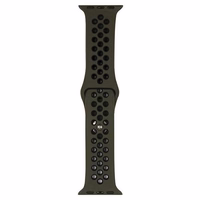 Beline Siksniņa Apple Watch Sport Silicone 38/40/41mm brūns/melns