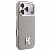 Karl Lagerfeld Karl Head Logo MagSafe futrālis iPhone 17 Pro Max - Pelēks