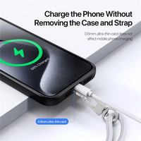 DUX DUCIS Plaz – krusteniska tālruņa siksniņa – pelēka