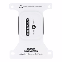 5D Mr. Monkey Aizsargstikls - Apple Watch 10/11 42MM melns (Strong HD)