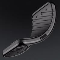 Thunder Case viedtālruņa apvalks Samsung Galaxy A24 4G silikona bruņu apvalks melns