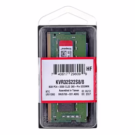 Kingston Technology ValueRAM KVR32S22S8/8 memory module 8 GB 1 x 8 GB DDR4 3200 MHz