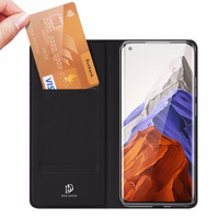 DUX DUCIS Skin Pro grāmatas tipa apvalks Xiaomi Mi 11 Pro melns
