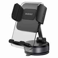 Dudao F24PLUS Car Holder with Suction Cup Dashboard - Melns