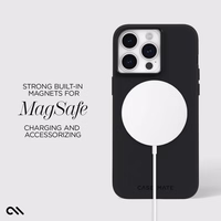 maciņš-Mate Silicone MagSafe - maciņš iPhone 15 Pro Max (melns)