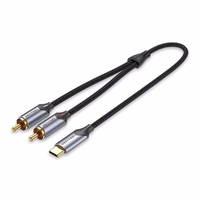 Vention USB-C to 2RCA male audio cable, 2 m