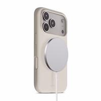 Crong Color Cover Magnetic - maciņš MagSafe iPhone 17 Pro (stone smilšu)