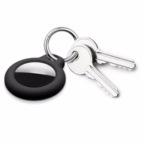 Tech-Protect Rough 2-komplekts AirTag apvalks - melns (m)