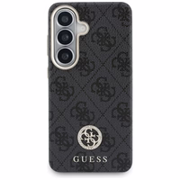 Guess maciņš 4G Rhinestone Round Logo MagSafe priekš Samsung Galaxy S26 Plus melns